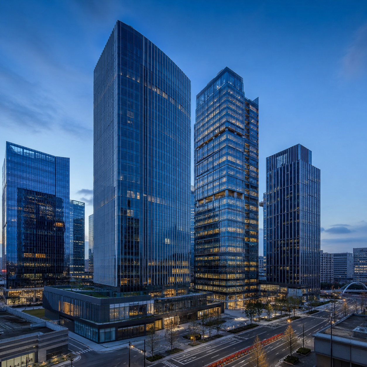 Business district